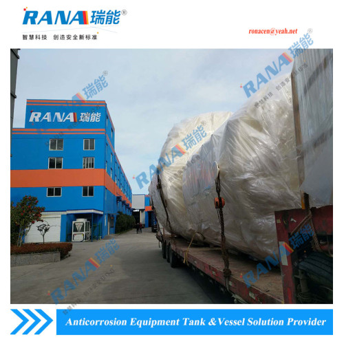 Steel Lined PFA Sheet Chemical Acid storage tank