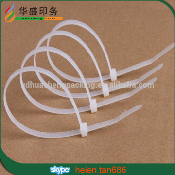 Plastic twist thin flexible cable tie, lock cable tie, loop cable tie