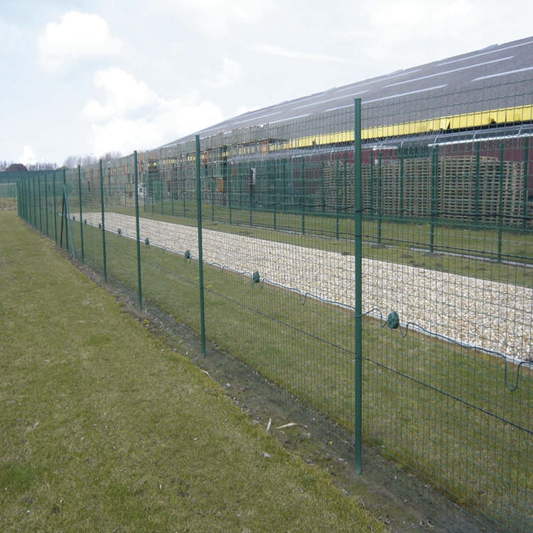 PVC Coated Holland Wire Mesh Fence 3D bending