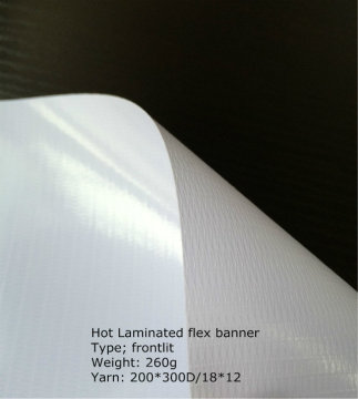 Frontlit PVC flex fabric material