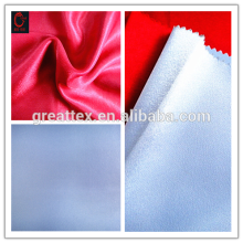 poly satin/ crepe satin for garments.