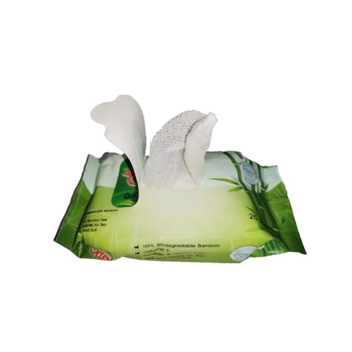 Biologisch abbaubare Bambus-Bio-Babytücher Private Label Wipes