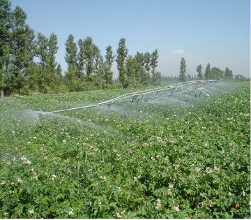 Reliable guidance system, equipped with boundary shutdown switch, high rotation precision sprinkler Aquaspin