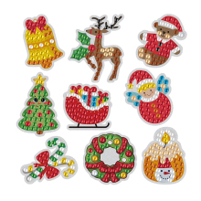 Children's DIY Diamond Painting Stickers: Fun and Festive Kids' Christmas Decor