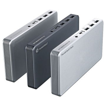 Thunderbolt Docking Station with Dual Bay SSD Enclosure