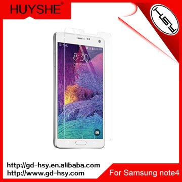 HUYSHE anti explosion screen protector for samsung galaxy note 4, 9h 2.5d edge glass screen protector for samsung note 4