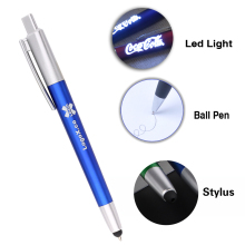 Glow Logo LED Light Pen with Stylus