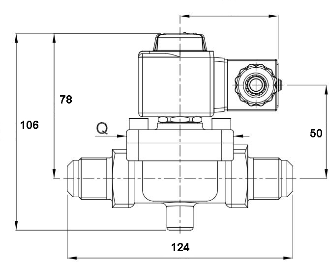 1090/6 Castel Type Solenoid Valve