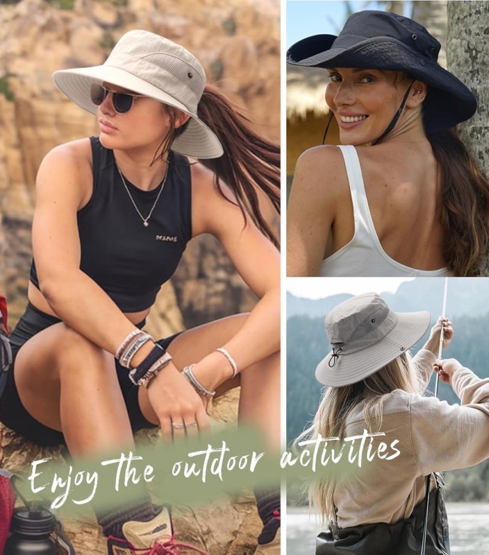 UPF 50+ Ponytail Sun Hat