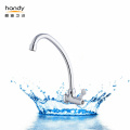 Single-cold pillar kitchen faucet with rotating outlet-pipe