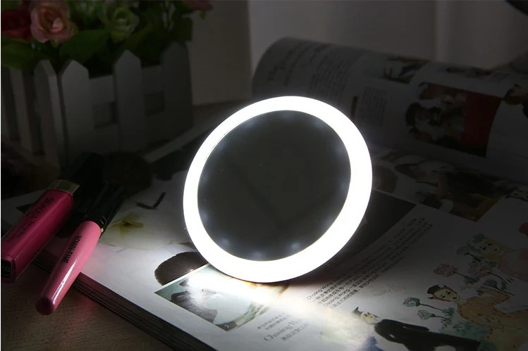 LED Makeup Mirror with Light Beautifying Lightening