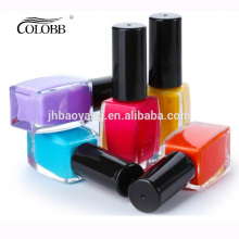 Beauty 12ml square bottle colorful nail polish nail lacquer