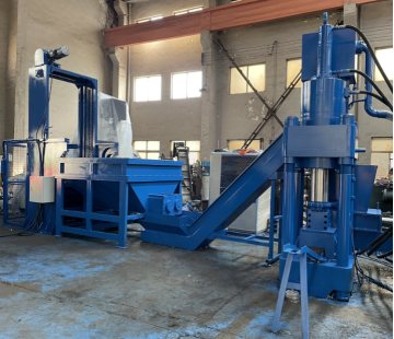 Scrap Metal Copper Aluminum Chip Block Making Machine