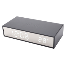 Wireless Charging Digital Clock with Alarm and Mirror Function