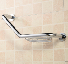 FUAO Modern High quality grab bar soap dish