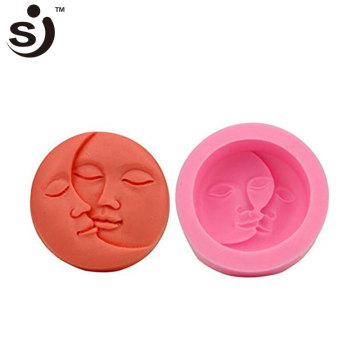 Amazon Hot Sale Baby And Mother Face Silicone Fondant Sugar Craft Molds