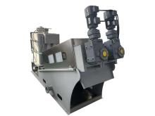 Sludge thickening screw press sludge dehydrator