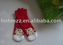 Children Terry Red Christmas Socks for Christmas Day
