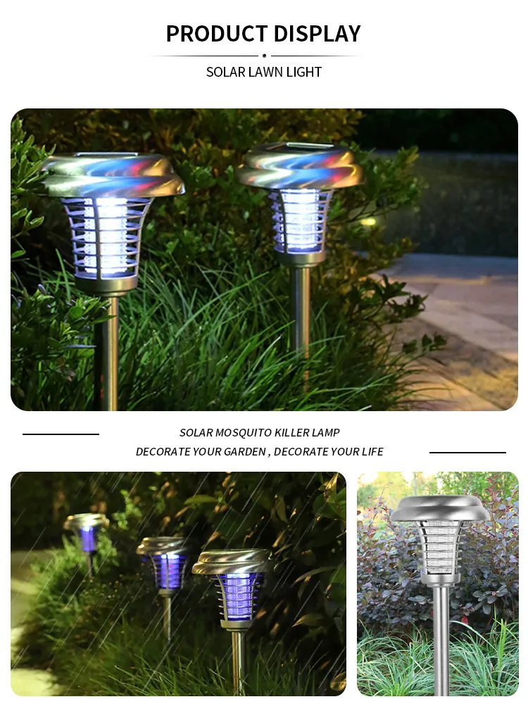 Eco-Friendly Solar Mosquito Killer Lamp with LED Technology