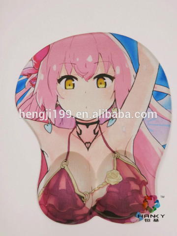 Custom silicone boob mouse pad/ass mousepads/ Japanese girl gel mouse pads