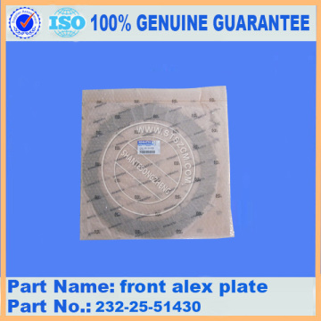 GD625A-1 WA420-3 GD755-5R placa frontal alex 232-25-51430