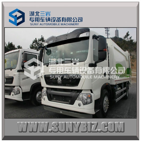 SINOTRUK HOWO 4x2 Compressed Garbage/Rubbish Compactor Truck