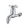 Lavabo de plástico Grifo del fregadero de la cocina Bibcock Faucet