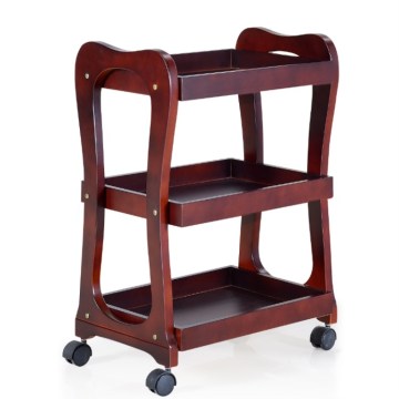 hot sell wooden trolley for salon furniture