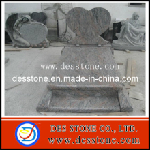 Poland Style Cemetery Granite Gravestone and Tombstone