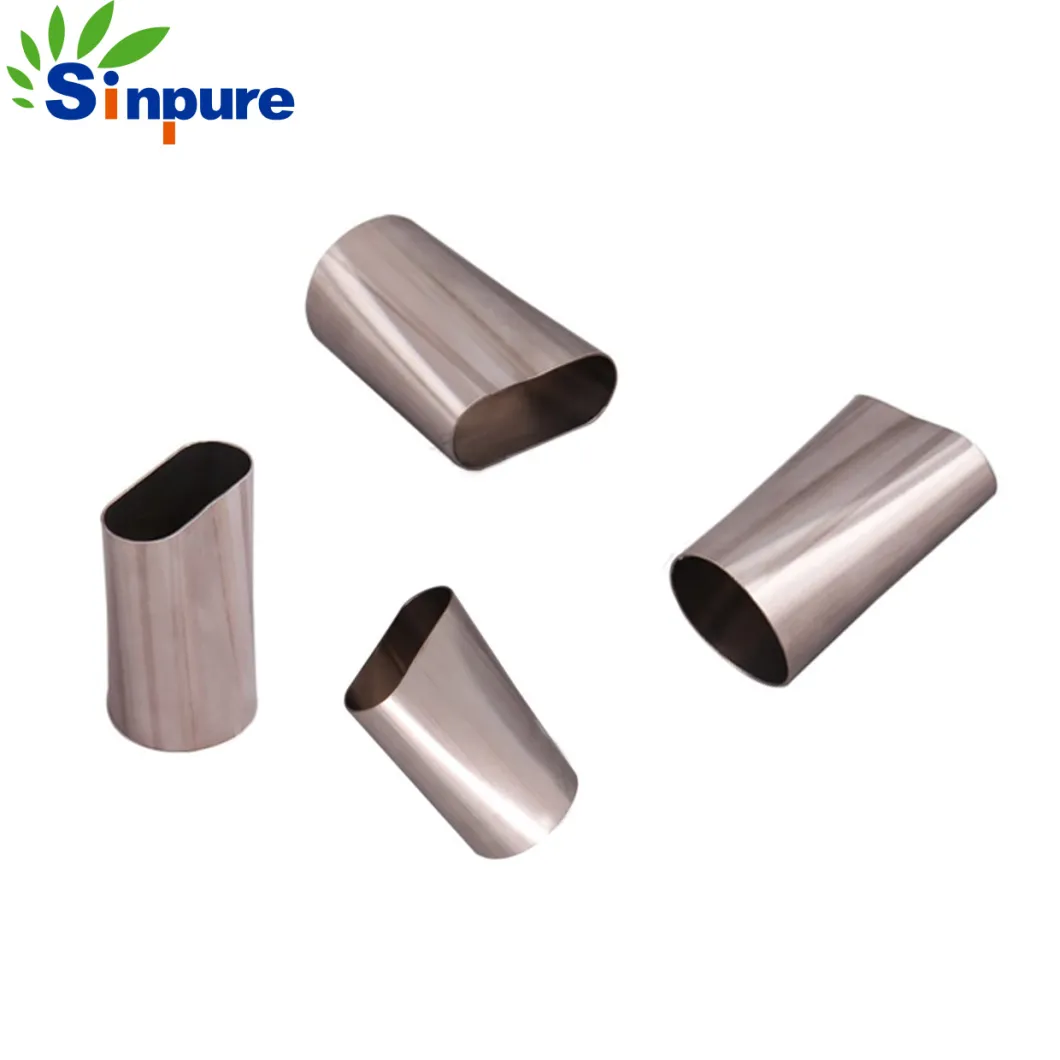 Customized Bend Elliptical Tube Aluminium Hollow Tube for Bending Aluminium Flat-Pipe