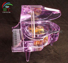piano crystal music box crystal gift