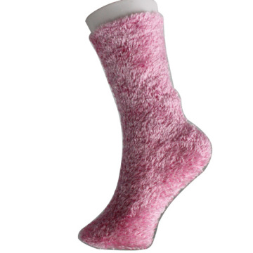 Feder rosa Boden Socken