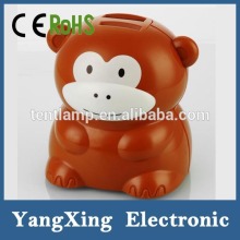 Monkey shaped Cheap Coin Bank for gifts