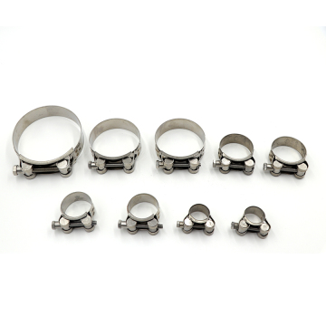 Heavy-duty high-pressure hose clamps