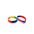 Bracelets promotionnels imprimés en silicone pour les jeunes