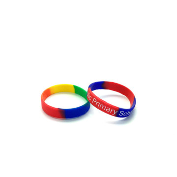 Promotional Youth Segment Printed Silicone Wristbands