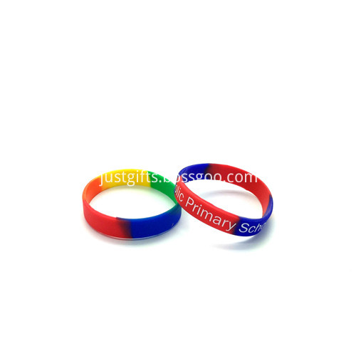 Promotional Segment Printed Silicone Wristbands-180122mm1