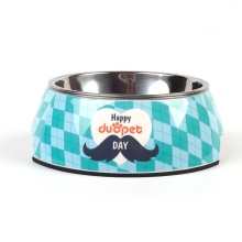 Eco-friendly Melamine Raised Elevated Pet Bowls