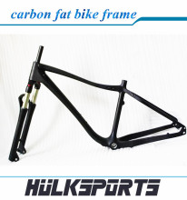 26er Fat bike carbon frame chinese factory carbon fiber fatbike frame sonw bike carbon frame