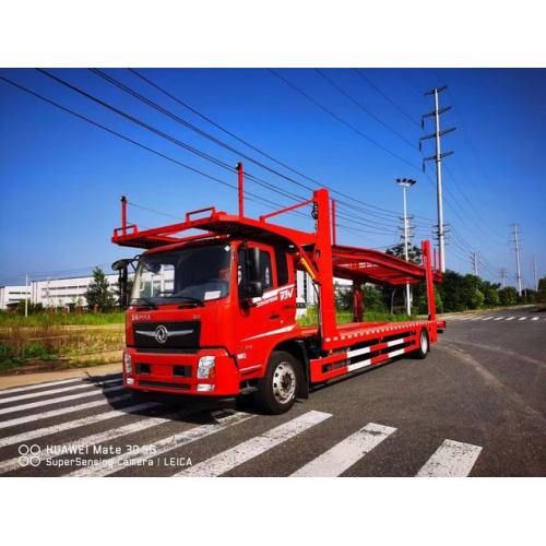 Caminhão de transportador de carros de transporte Dongfeng nas Filipinas