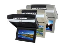 9" Hd Led Pal/ntsc English Osd Flip Down Dvd Player / Overhead Dvd Player With Fm Transmitter