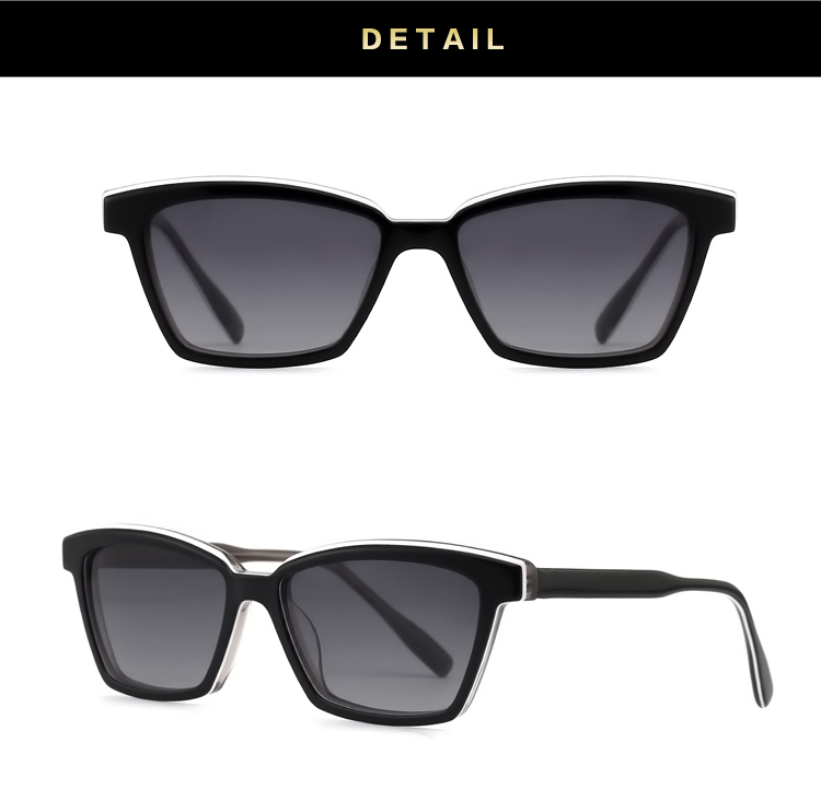 shades fashion acetate polarized sunglasses