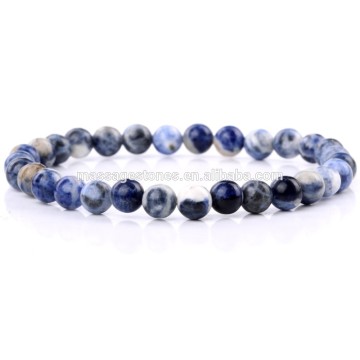 Natural Gemstone Sodalite Lucky Beads Bracelets