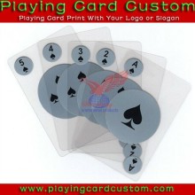 clear plastic play cards