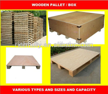 Wood box packaging, Wood pallet box