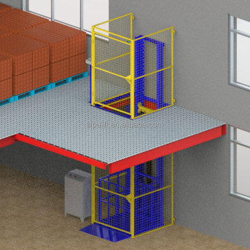 Electric Hydraulic Small Goods Lift for Warehouses