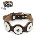 Noosa Real Leder Armband Armreif DIY Buttons Armbänder