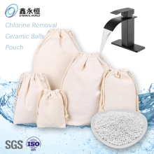 Eternal World Dust-Free Calcium Sulfite Ceramic Granules Pouch for Chlorine Removal