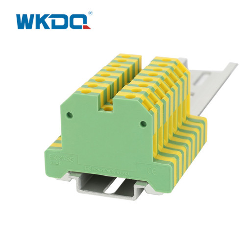 PE DIN-rail-eindblokken