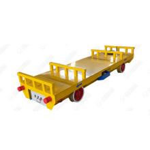 Anti-Explosion Interbay 10T Railroad Cast Steel Wheel Cable Powered Transfer Cart
